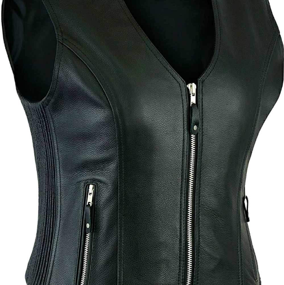 Womens A&H apparel leather vest